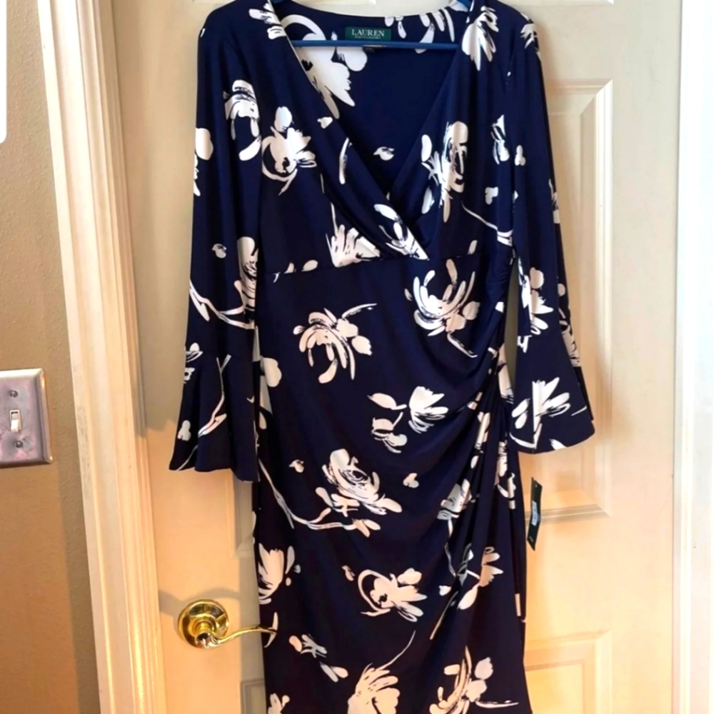 Ralph Lauren Floral Print Sheath Dress